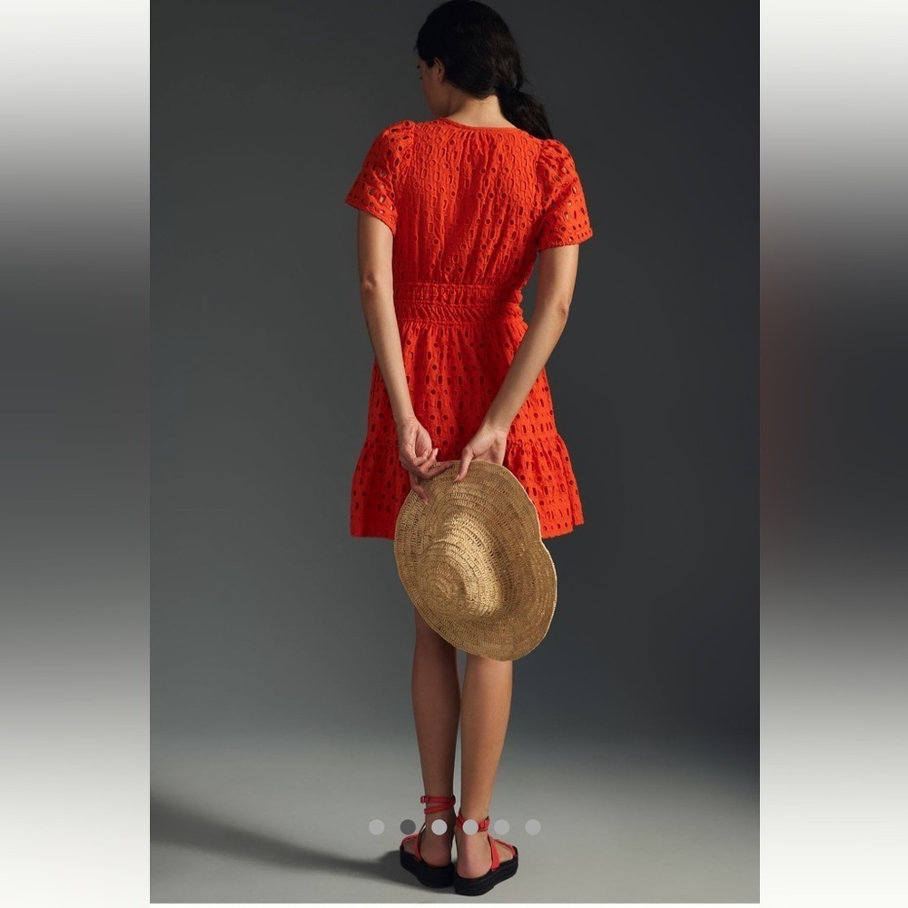 Anthropologie NWT The Somerset Mini Dress:
Eyelet Edition size XXS. - Picture 3 of 16